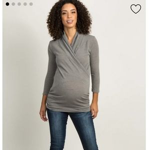 Knit Maternity / Nursing Sweater